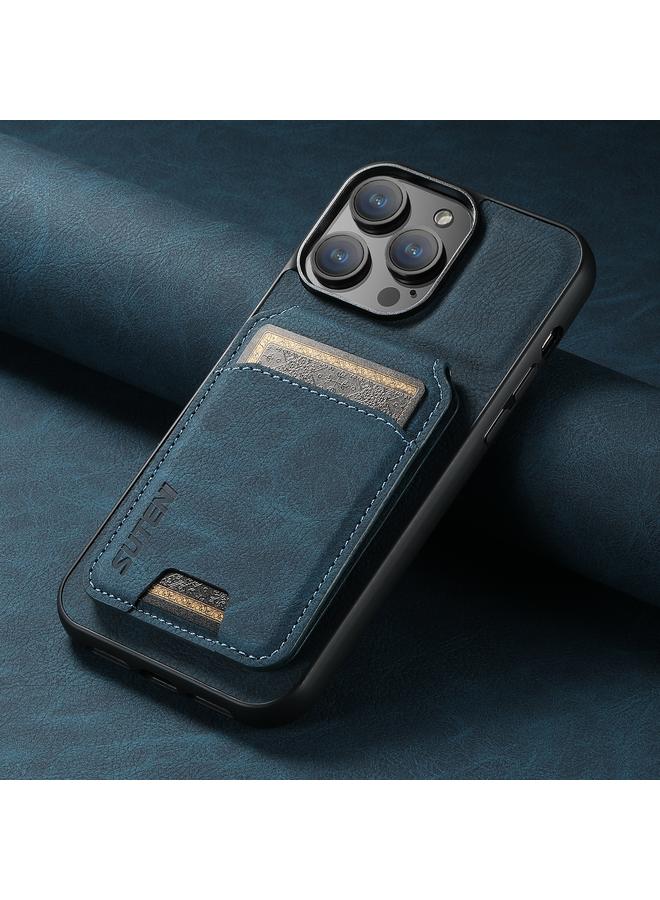 Suteni Case For iPhone 11 H02 Litchi Leather Card Wallet Stand Back Phone Case - Image 2