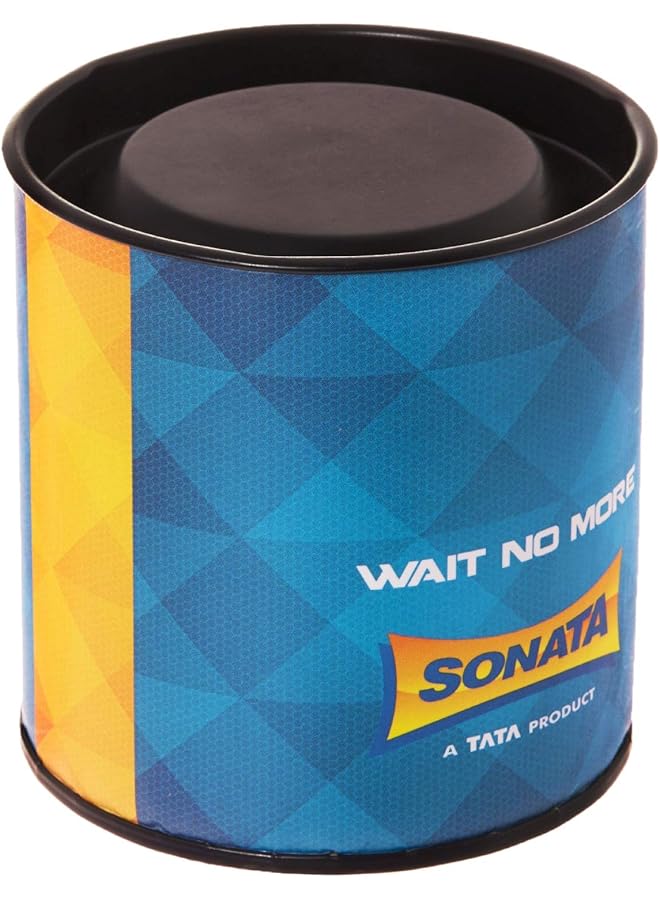 سوناتا ساعة يوفا أنالوج للرجال بمينا أسود Nm7924Sl04 Nn7924Sl04 - Image 5