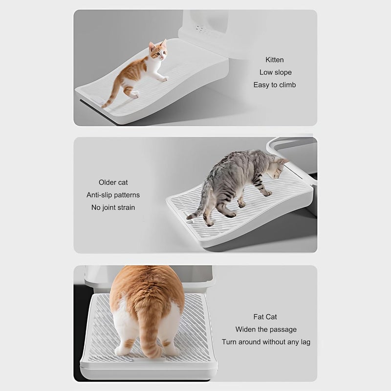Litter Trapper Mats with Wide Grate Design, Minimizes Messes Simply Pet Safe Litter Pan Mats - Image 2