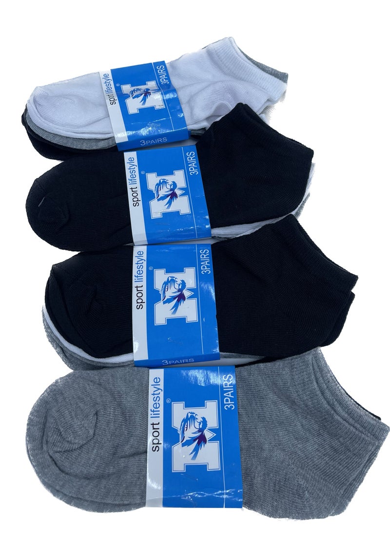 الوصيف 12 زوج جوارب ولادي