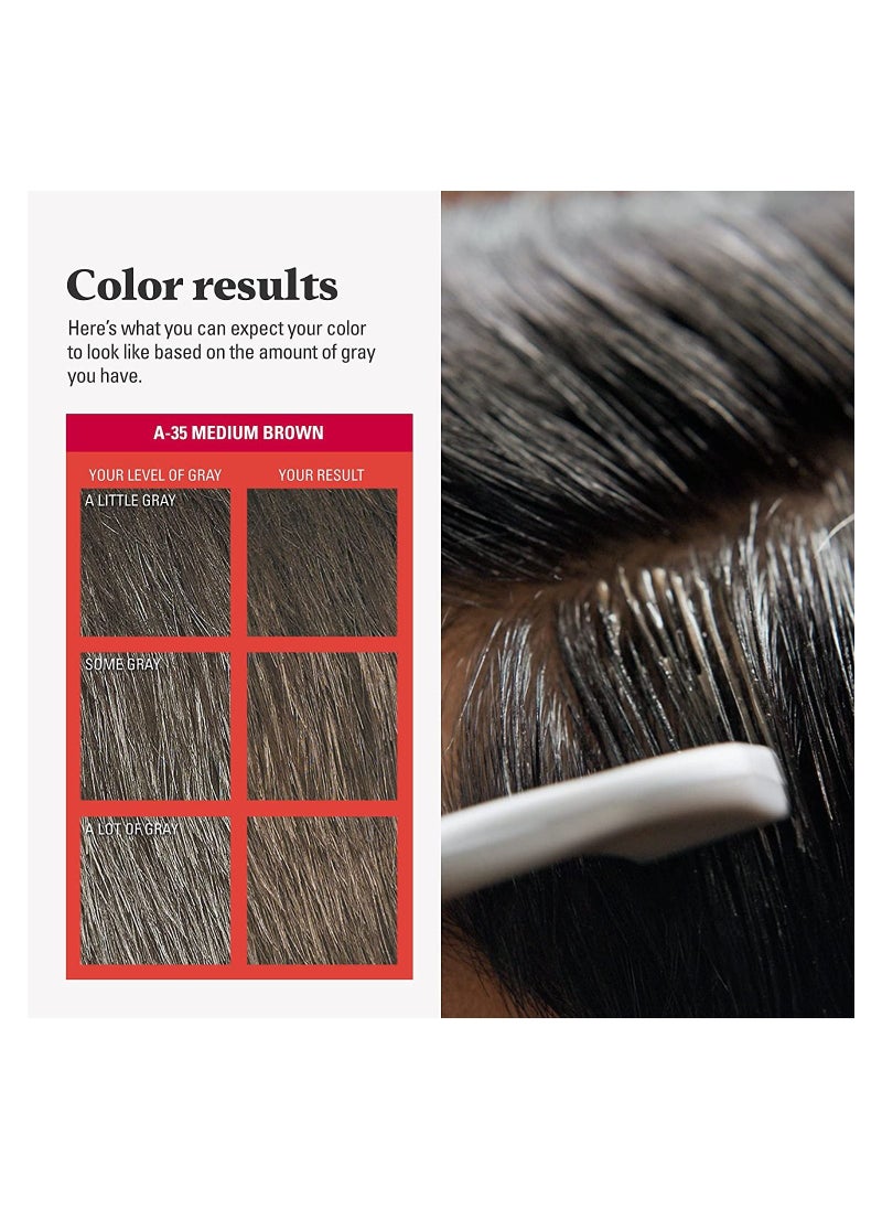 Just For Men - Easy Comb-In Color with Comb Applicator, Medium Brown - Image 1