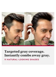 Just For Men Easy Comb-In Color with Comb Applicator, Medium Brown  - Image 2