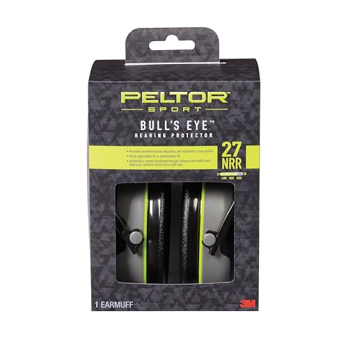 Peltor Sport Bull's Eye Hearing Protector, Noise Reduction Rating (NRR) 27 dB, Lightweight Design For Comfort & Extended Wear, Features Low Profile Design Ideal For Shooting & Hunting (97041-PEL-6C) - Image 1