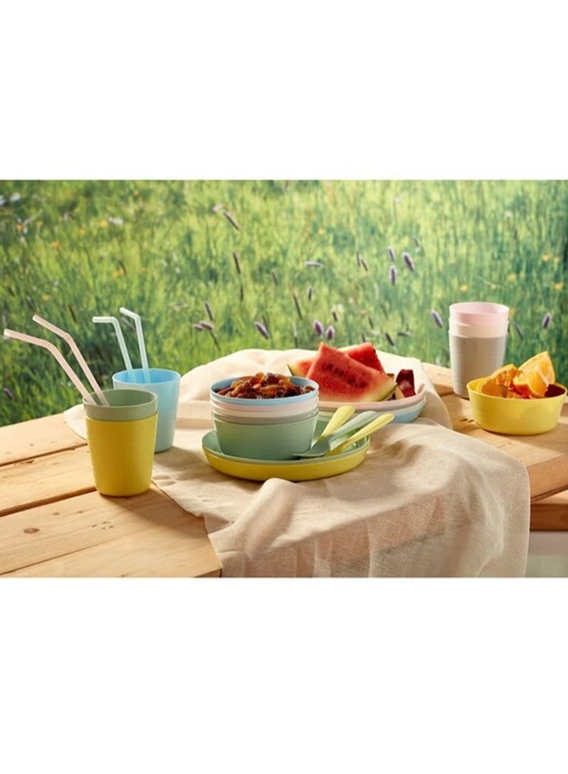 طقم أدوات تناول الطعام 36 قطعة, سلطانيات وصحون وكاسات - Image 3