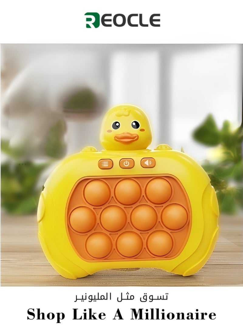 ريوكل لعبة البوب ​​السريعة للدفع الفقاعي، لعبة وحدة التحكم بالدفع السريع، لعبة ألغاز محمولة باليد، لعبة حسية، لعبة تضيء التوتر، هدايا للأولاد والبنات والمراهقين - Image 1