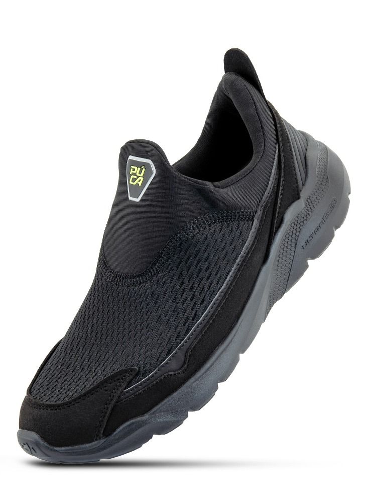 PUCA Casual Shoes for Men Slip-On Comet Black - Image 1