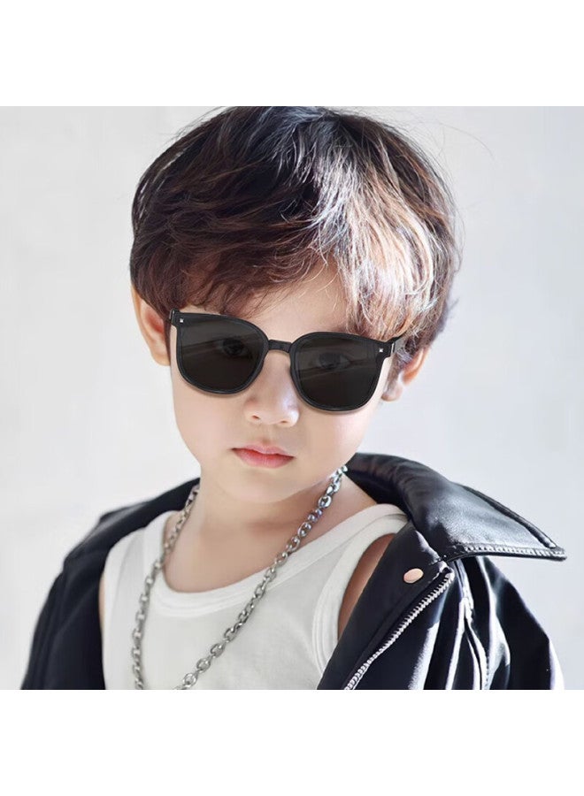 Boshide Boshide Children's Sunglasses, Foldable Sunglasses, Uv Protection Sunglasses For Boys And Girls, Jazz Black (spring Legs) - Image 2