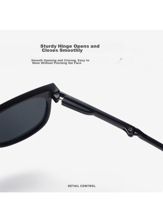 Boshide Boshide Children's Sunglasses, Foldable Sunglasses, Uv Protection Sunglasses For Boys And Girls, Jazz Black (spring Legs) - Image 4