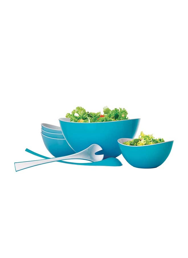 Cosmoplast Lock2Go Salad Bowl 7 Pcs. Set  - Image 1