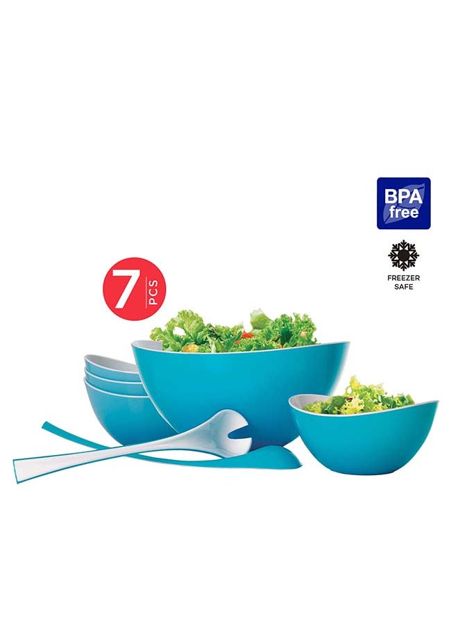 Cosmoplast Lock2Go Salad Bowl 7 Pcs. Set  - Image 2