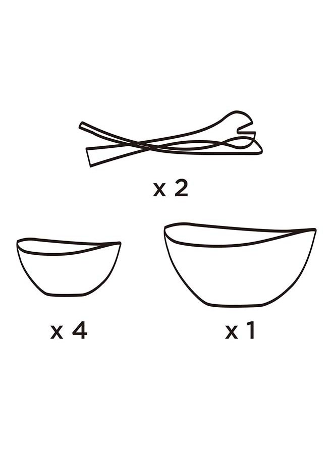Cosmoplast Lock2Go Salad Bowl 7 Pcs. Set  - Image 3