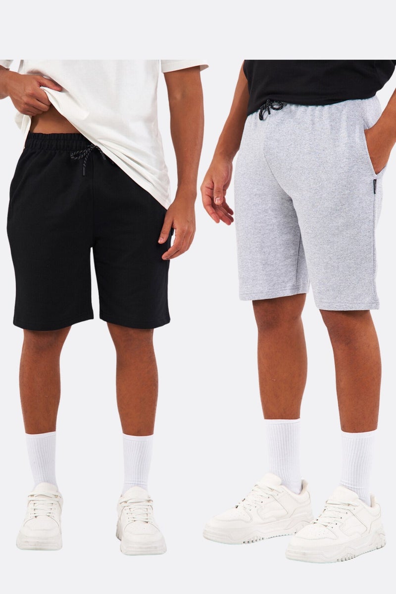 Comeor Regular Fit 2-Piece Men's Shorts with Side Pockets  - Image 1