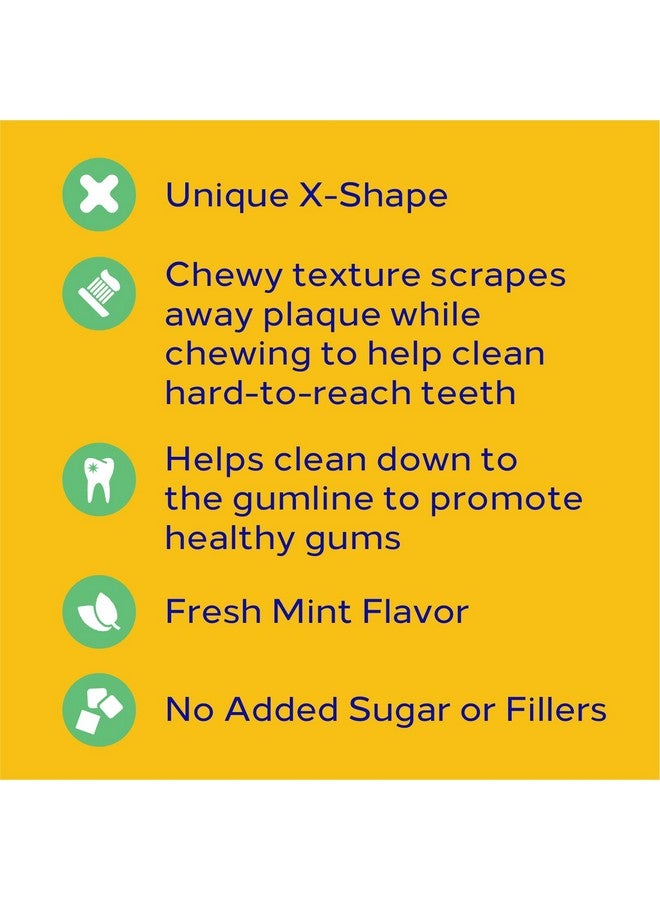 بيديجري مكافآت الأسنان للكلاب الكبيرة من Dentastix Fresh Breath بنكهة طازجة، عظام أسنان، عبوة 1.46 رطل (28 مكافأة) (قد تختلف العبوة) - Image 2