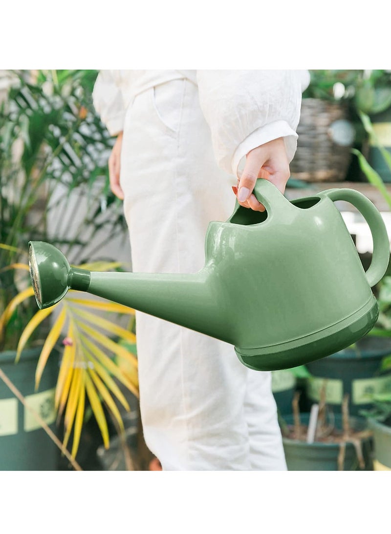 SOLARAE Watering Can with Sprinkler Head, 1 Gallon Plant Watering Can Long Stem Spout for House Indoor Plant Outdoor Flower Decorative Modern Garden Pot (Light Green) - Image 4