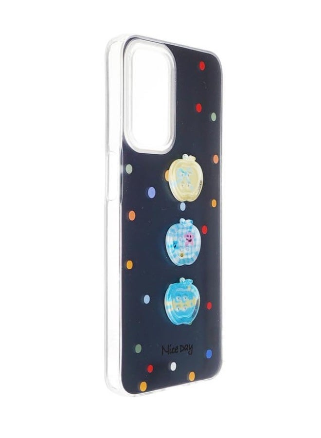 Plastic Back Cover For Oppo A54 4G, Multi Color - Image 2