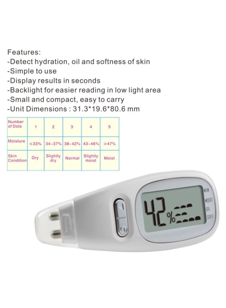 LCD Digital Skin Analyzer Facial Moisture Tester  - Image 4