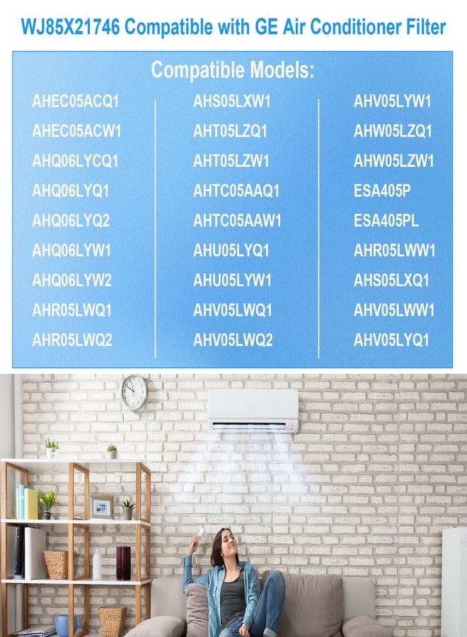 ulapithi WJ85X21746 Air Conditioner Filter Compatible with GE Air Filter Replacement Parts Model for AHQ06LYW1 AHQ06LYQ1 AHR05LWQ2 AHTC05AAW1 Replaces AP6280063 4588851 A0010209471 PS12171954 (1 Pack) - Image 5