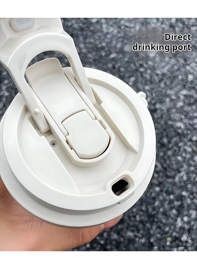 Twisoo Premium Stainless Steel Flower Tumbler Coffee Mug Vacuum Insulated Food Grade Leak Proof Perfect for Travel & Everyday Use Office Gym Home 12 Hours Hot Cold BPA Free 500ml (Yellow) - Image 4