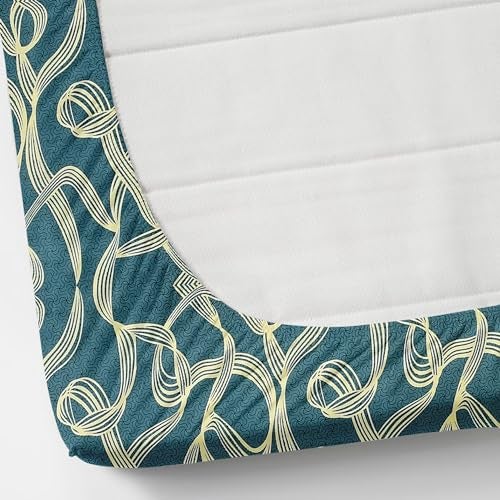 CB HOME Glace Cotton Fitted King Size Bedsheet for Double Bed with 2 Pillow Covers 72x78x8'' All Round Elastic (Print 5, Modern & Geometric King) - Image 2