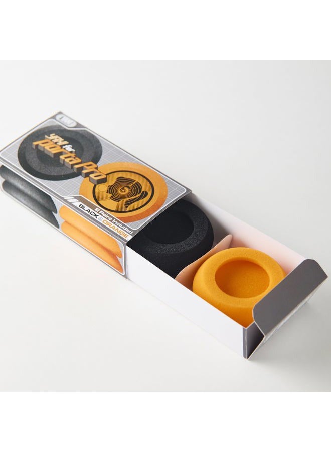 Yaxi EARPADS for Koss PORTAPRO 2Pairs (Orange+Black) - Image 2