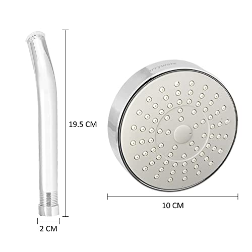 Parryware 100mm Chrome Plated Overhead shower (silver) - Image 5