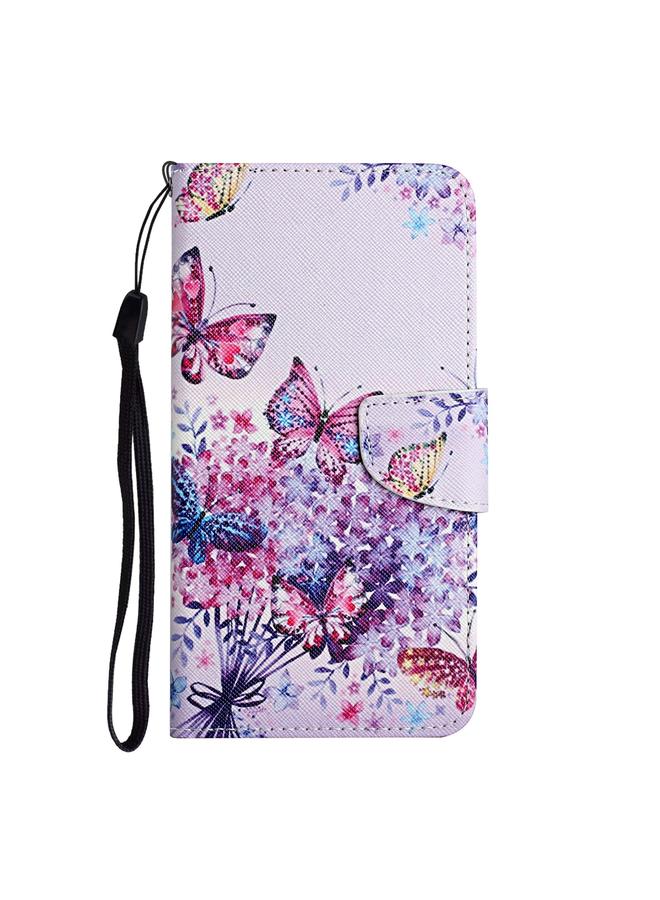 اس-توب جراب لهاتف iPhone 13 Pro Max، جراب جلدي أفقي قابل للطي بنمط مرسوم مع حامل وفتحة بطاقة ومحفظة - Image 2