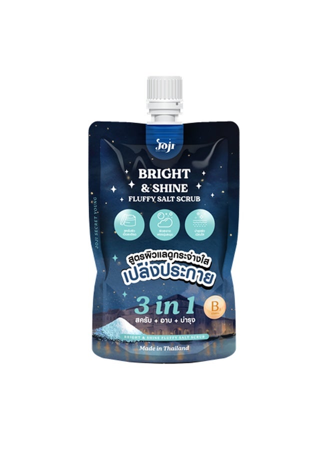 JOJI Secret Young Bright & Shine Fluffy Salt Body Scrub 3-in-1