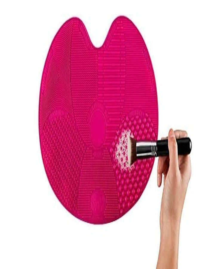 Sunshine Enterprise Silicone Spa Express Makeup Brush Cleaning Mat Makeup Brush Cleaner, Cosmetic Spa Brush Cleaning Mat Portable Washing Tool Scrubber with Suction Cup (Multicolor) - Image 2