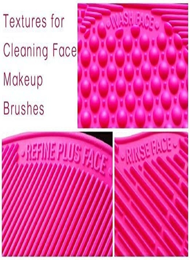 Sunshine Enterprise Silicone Spa Express Makeup Brush Cleaning Mat Makeup Brush Cleaner, Cosmetic Spa Brush Cleaning Mat Portable Washing Tool Scrubber with Suction Cup (Multicolor) - Image 5