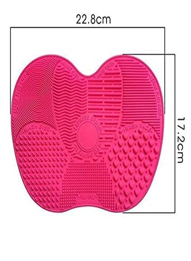 Sunshine Enterprise Silicone Spa Express Makeup Brush Cleaning Mat Makeup Brush Cleaner, Cosmetic Spa Brush Cleaning Mat Portable Washing Tool Scrubber with Suction Cup (Multicolor) - Image 4