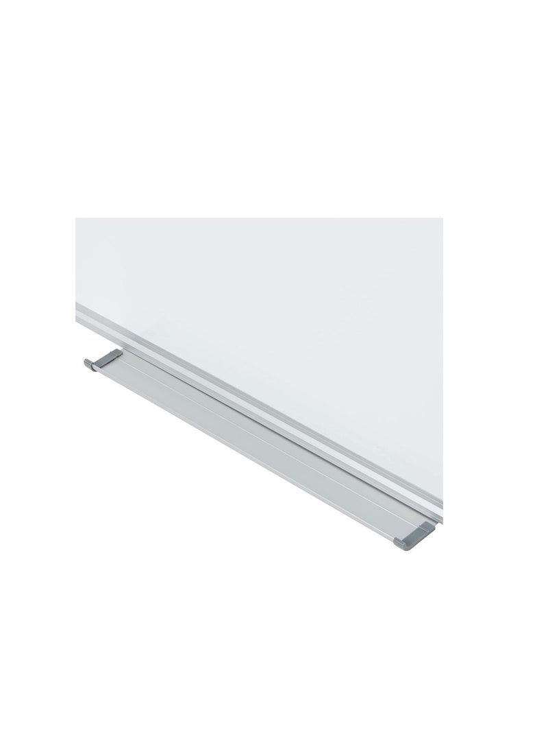 Maxi Maxi Single Sided Magnetic Whiteboard / Dry Erase Board 45X60 cms With Aluminium Framed, White, 4560  - Image 3