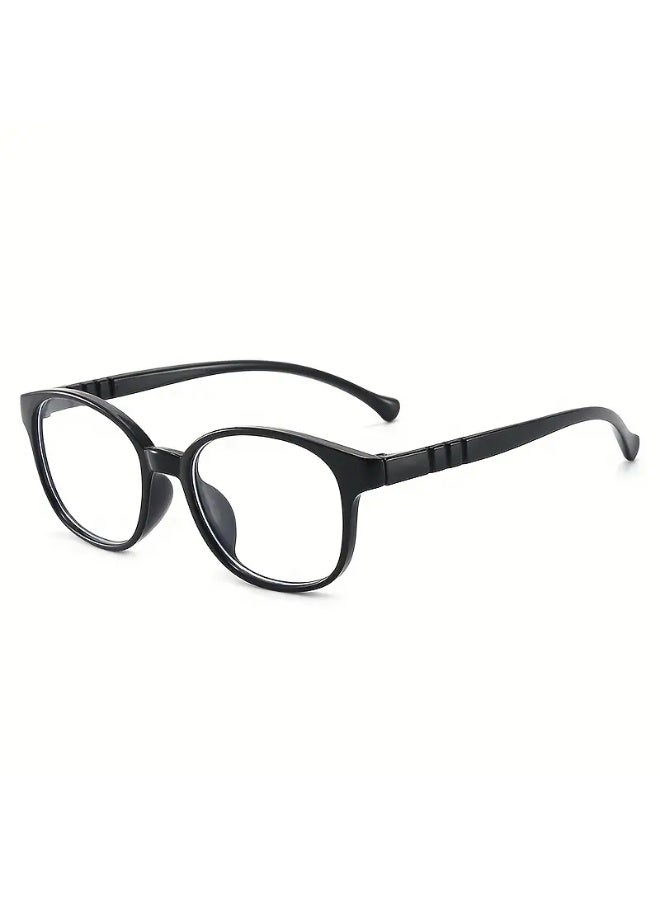 سينت هاوس زوج واحد من نظارات الكمبيوتر فائقة الخفة للأطفال والبنات، نظارات شخصية، نظارات بسيطة، نظارات متعددة الاستخدامات (تشمل علبة نظارات)، نظارات حجب الضوء الأزرق، نظارات واقية للعين. - Image 1