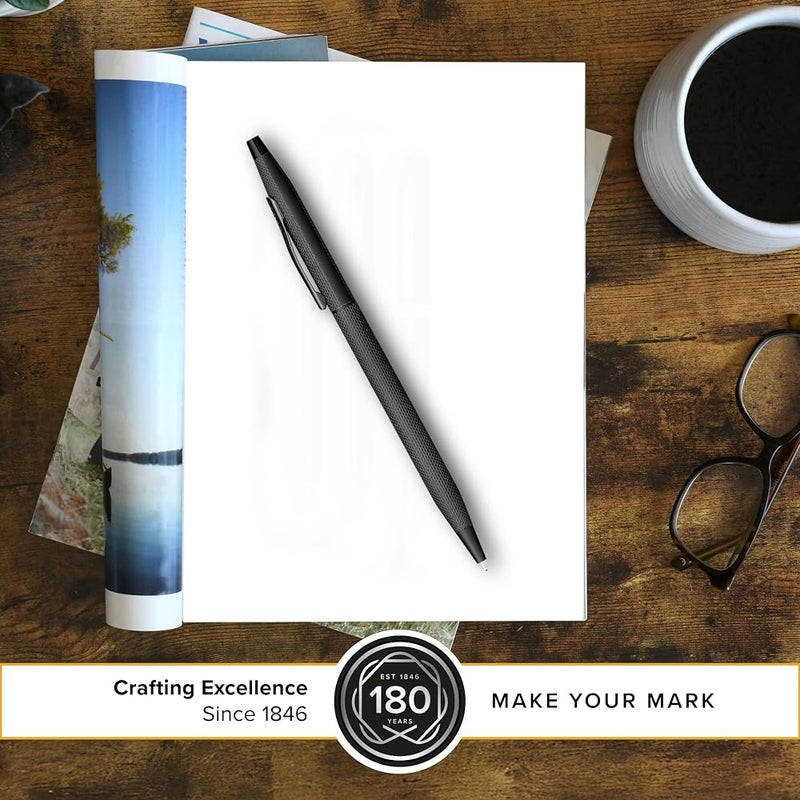 Cross Classic Century Refillable Ballpoint Pen, Medium Ballpen, Includes Premium Gift Box - Brushed Black - Image 3