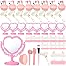 Vertintong 8 Set Spa Party Supplies for Women Spa Party Favors Bulk Include Heart Shaped Mirrors Jade Roller Face Mask Mixing Bowl with Stick Headbands Pink Birthday Gifts Sleepover Parties Supplies - Image 3