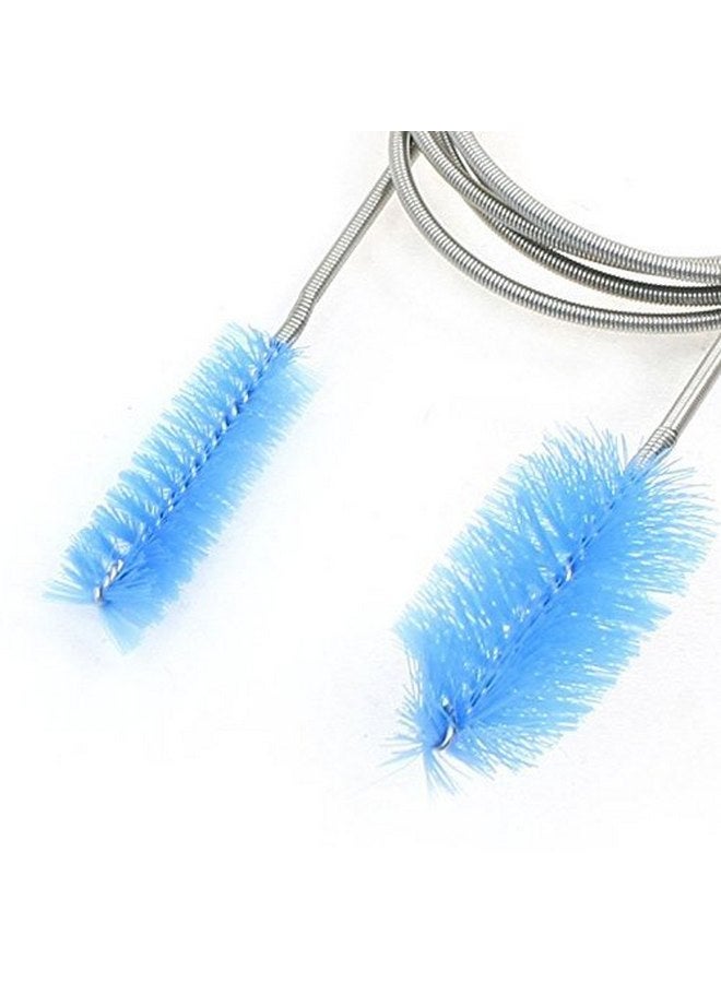 Yueton yueton Aquarium Water Filter Pipe Air Tube Hose Stainless Steel Cleaning Brush Flexible Double Ended Hose Brush(61inch) - Image 2