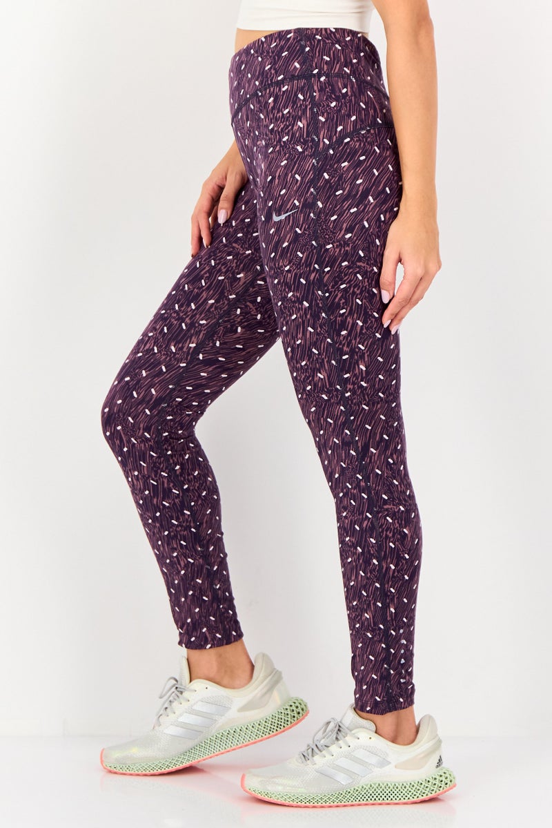 Nike Women Sportswear Fit Brand Logo Training Tight, Multicolor - Image 2