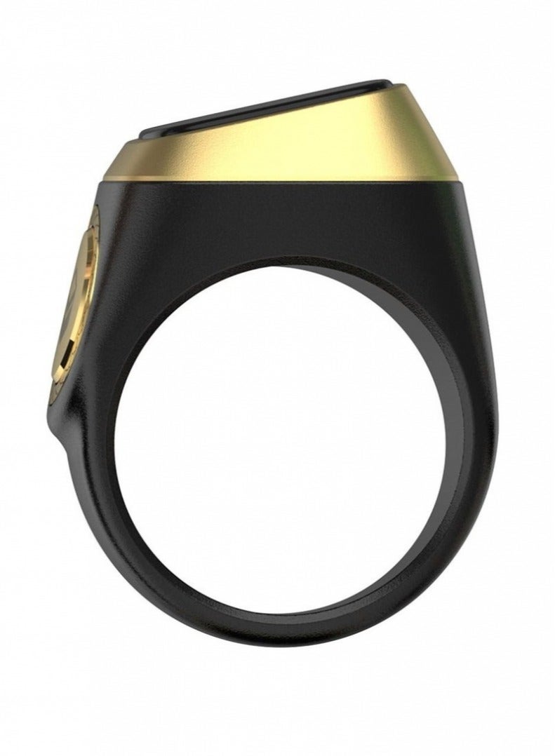 iQIBLA Smart Tasbih Zikr Lite Ring Black  22MM - Image 2