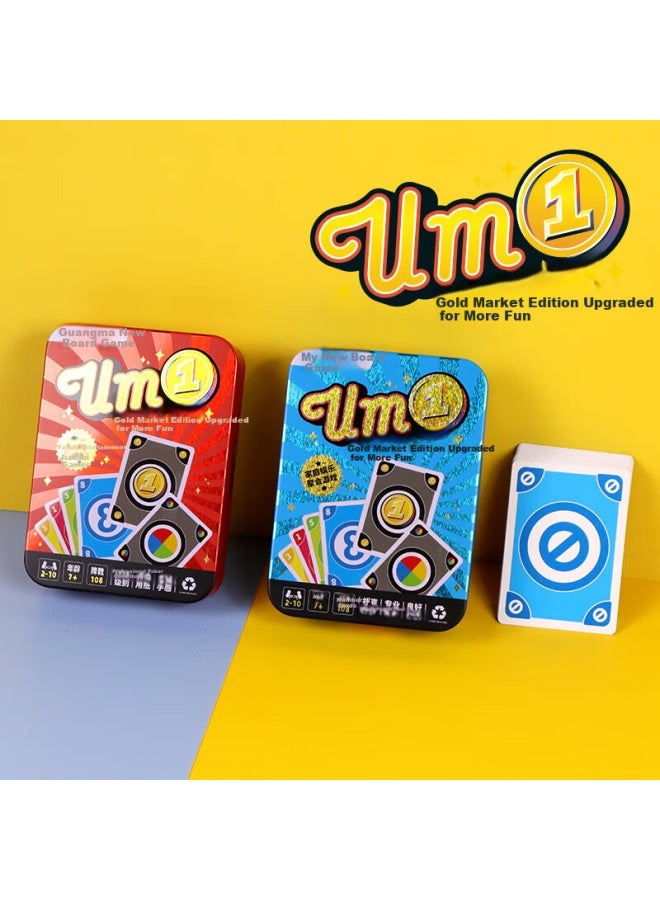 Murcia Umo No Brand Iron Box Playing Cards, Thickened Coated Paper, Wushino Brand Tabletop Card Game, Multiplayer Entertainment Game For Family Gatherings - Image 4