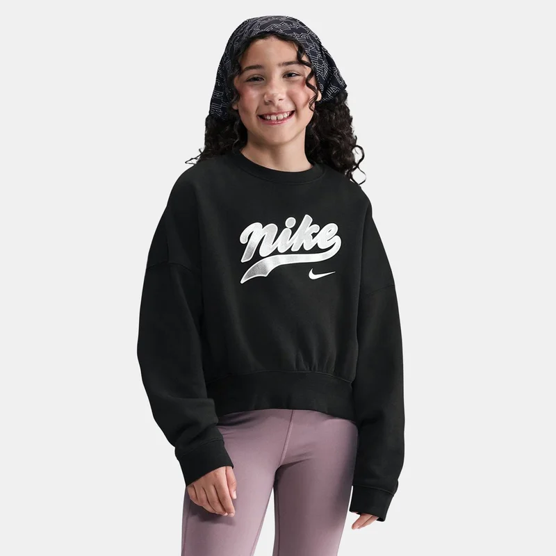 Nike Kids' Sportswear Trend Fleece Cropped Hoodie
