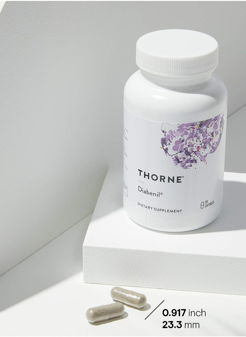 Thorne - Diabenil Dietary Supplement 90 Capsules - Image 1