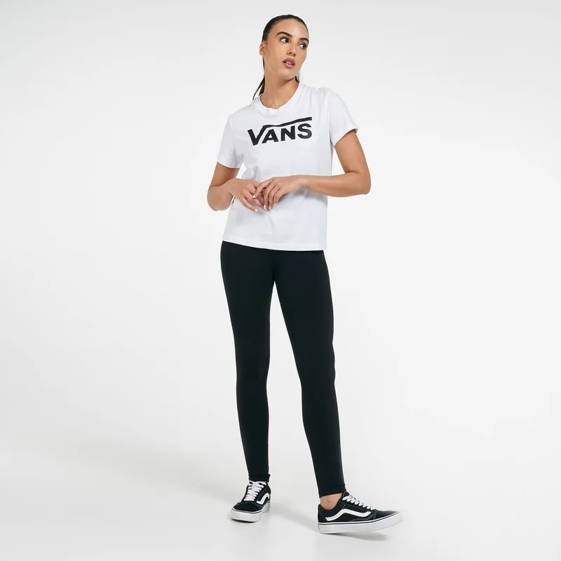 Vans White Women's Flying V Crew T-Shirt for Women | Best Price UAE