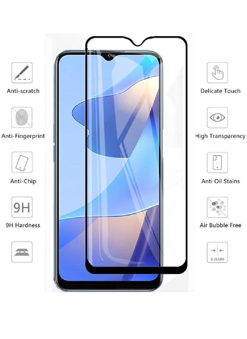ZOOMEE - 9H Full Coverage Tempered Glass Screen Protector For Oppo A57 Clear/Black - Image 1