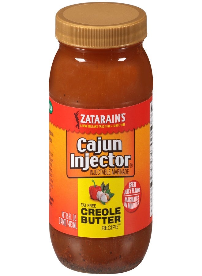 Zatarain's Cajun Injector Fat Free Creole Butter Recipe Injectable Marinade, 16 fl oz - Image 4