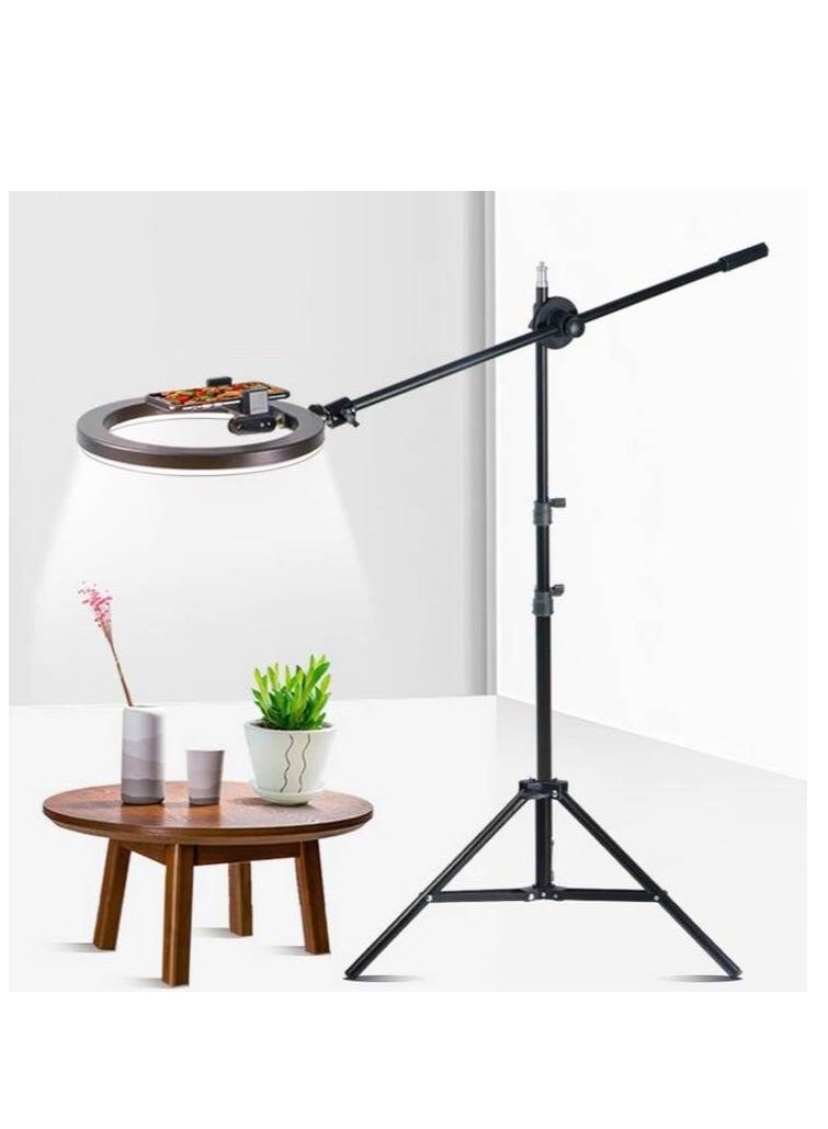 بيوينتي حامل تصوير متعدد الاستعمالات مع اضاءة و حامل جوال - Image 2