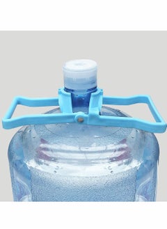 Excefore Water Bottle Carrier Lifter, 2 Pcs Multifunctional Advanced Ergonomic 5 Gallon Water Bottle Handle, 5 Gallon Advanced Ergonomic Drinking Water Bottle Handle Anti-Slip Easy to Carry (Blue)  - Image 2