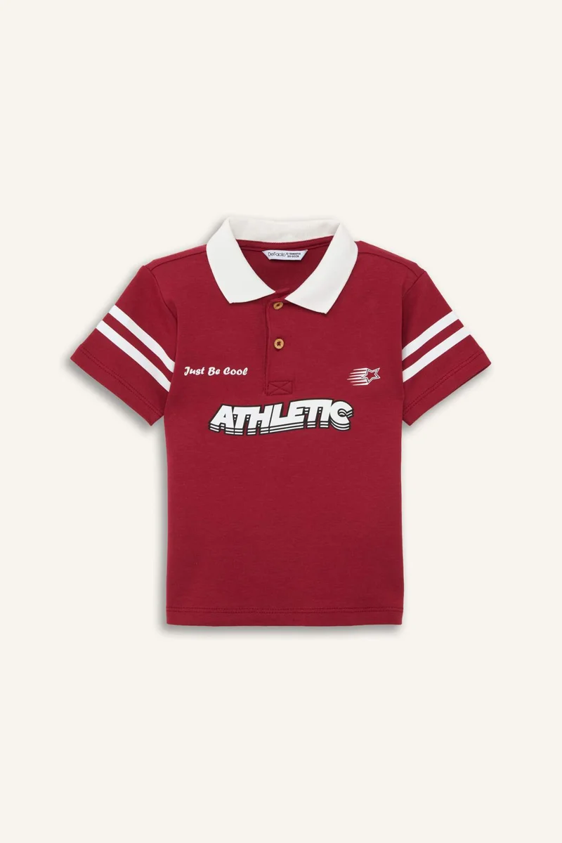 DeFacto Baby Boy Oversize Short Sleeve Polo T-Shirt