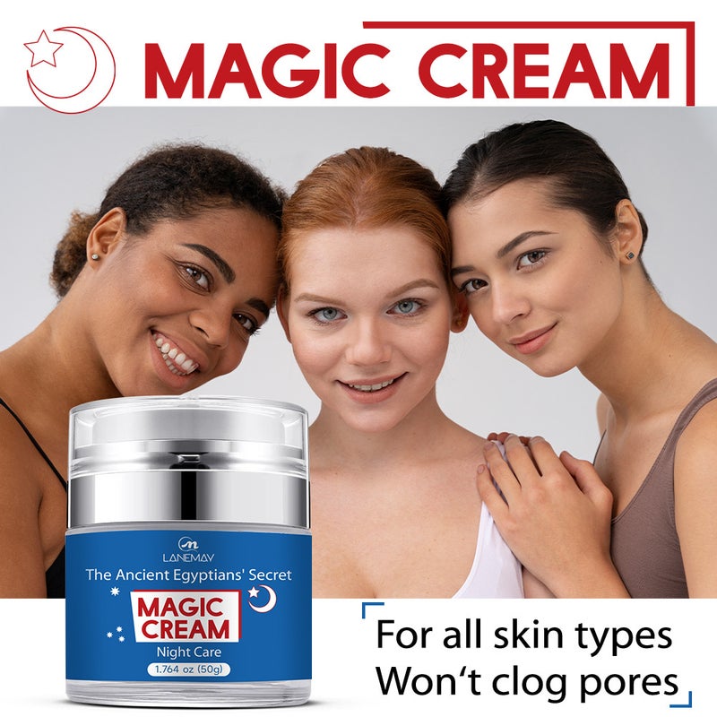 Magic Night Cream 50g - Hydrating, Moisturizing, Anti-Wrinkle Facial  Serum - Image 2