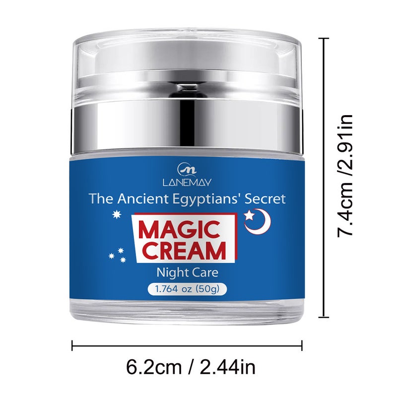 Magic Night Cream 50g - Hydrating, Moisturizing, Anti-Wrinkle Facial  Serum - Image 4
