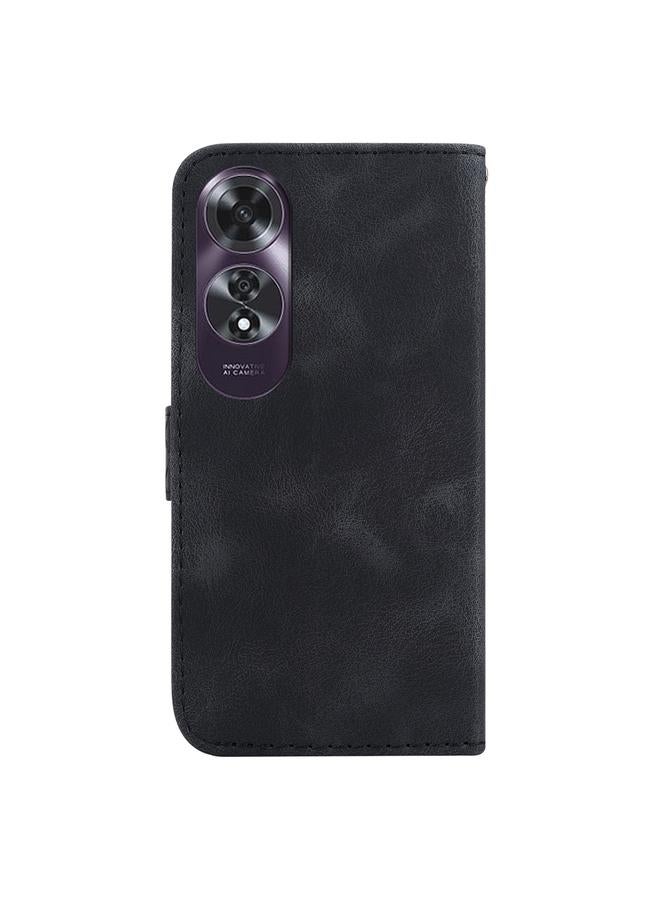 S-TOP Case For OPPO A60 4G Seven-shaped Embossed Leather Phone Case - Image 3