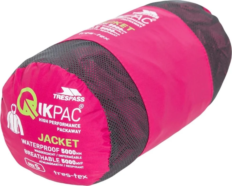 تريسباس UAJKRATR0001 Qikpac x Packaway TP75 Unisex Raincoat